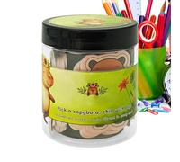 Lot de 60 cartes de confirmation de Capybara Positive Capybara, pot de gratitude Çapybara - Cartes d'affirmation positives, pots ositifs pour amis, enfants, parents, voisins