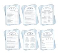 Lot de 60 cartes double face pour enterrement de vie de jeune fille, Last Toast on the Coast - Jeu sale pour enterrement de vie de jeune fille - 60 cartes double face pour enterrement de vie de jeune
