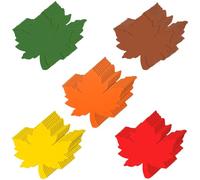 Lot de 60 cartes en papier découpées en forme de feuilles d'érable pour Thanksgiving, fêtes d'automne, notes manuscrites sur le thème de l'automne