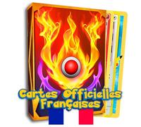 Lot de 60 Cartes Officielles Françaises et Neuves - Inclut 5 Cartes Brillantes - sans Doubles ni Cartes Énergie - Cartes à Collectionner - Boite Cadeau inclut - Idéal pour Enfants