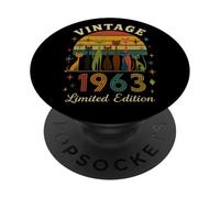 Lot de 60 chats « Born In The Sixties » PopSockets PopGrip Adhésif