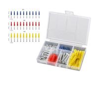 Lot de 60 chevilles auto-perceuses en plastique nervurées pour cloison sèche avec vis assorties pour fixations M5 M6 M8 en jaune, rouge, bleu - pour murs en plâtre et en béton