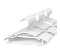 Lot de 60 cintres en Plastique pour vêtements de bébé et Tout-Petits - Blanc