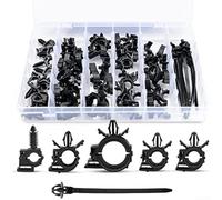 Lot de 60 clips d'acheminement de câbles de voiture avec 6 variantes de taille pour une installation efficace du faisceau de câbles et une résistance aux vibrations compatibles avec Honda ForMazda