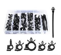 Lot de 60 clips d'acheminement de faisceau de câblage automobile avec 6 tailles pour une gestion sécurisée des fils dans les voitures compatibles avec Honda ForMazda et autres types de véhicules