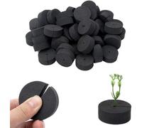 Lot de 60 colliers de clonage de jardin en néoprène - Colliers de clonage hydroponique - Éponges respirantes - Bloc d'éponge - Pour culture hydroponique, clone, germe de plantes