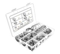 Lot de 60 colliers de serrage à vis sans fin en acier inoxydable pour conduite de carburant de 6 à 38 mm