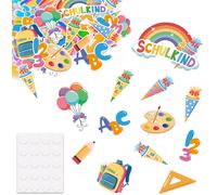 Lot De 60 Confettis Décoratifs Multicolores Pour La Rentrée Des Classes - Abc 123 - Décoration De Table Pour La Rentrée Scolaire, La Rentrée Scolaire 2024, Fille Et Garçon - Décoration De Table