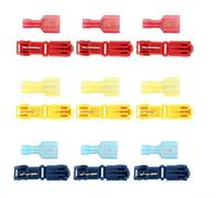 Lot de 60 connecteurs de fils à épissure rapide avec cosses femelles pour connexions de robinet électrique dans le câblage automobile et domestique