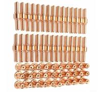 Lot de 60 consommables plasma à portée étendue pour coupeur plasma PT31 LG40 40 A compatibles avec plusieurs systèmes plasma à air, y compris Riland Jasic