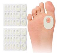 Lot de 60 coussinets anti-callosités autocollants en feutre doux pour soulager la douleur des pieds, des orteils, du talon (ovale)