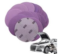 Lot de 60 disques abrasifs - de ponçage durable, disque de polissage polyvalent, design léger et compact, quantité de 60 pièces | Pour le travail du bois, l'automobile, le bricolage, la