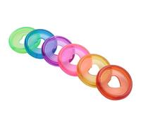 Lot de 60 disques de livre en plastique de 24 mm, disques d'expansion, trou pour anneaux pour bricolage