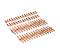 Lot de 60 électrodes et buses de découpe plasma pour lampe torche LG-40, 30 électrodes en cuivre rouge, 30 buses consommables de soudage 40 A, épaisseur de coupe de 12 mm