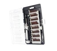 Lot de 60 embouts de tournevis en alliage d'acier pour réparation électronique avec poignée ergonomique et étui de rangement portable