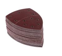 Lot de 60 feuilles abrasives à 11 trous Grain 40/60/80/120/180/240