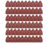 Lot de 60 feuilles abrasives en forme de souris pour ponceuse multi-ponceuse Bosch PSM 100A PSM 200 AES PSM 18 11 trous assortis 40/60/80/120/180/240