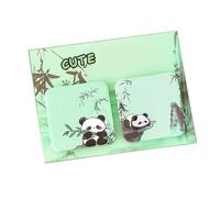 Lot de 60 feuilles de papier adhésif Panda 50 x 50 mm pour carnet de notes, journal, planificateur, calendrier, rappel de ménage