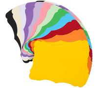 Lot de 60 feuilles de papier cartonné 12 couleurs 12 couleurs 12 x 17,8 cm - Cartes vierges colorées en papier kraft épais 180 g/m², papier imprimable pour invitations, tableau de sièges, cartes de