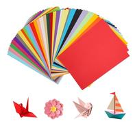 Lot de 60 feuilles de papier coloré A4 - Papier de bricolage coloré - Papier origami - 30 couleurs vives - 230 g/m² - Papier à colorier pour enfants des deux côtés - Papier coloré double face pour