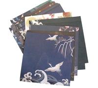 Lot de 60 feuilles de papier origami 20 cm x 20 cm Motif Chinoiserie Double face Grue Avion Papier décoratif pour bricolage, scrapbooking, découpage, origami