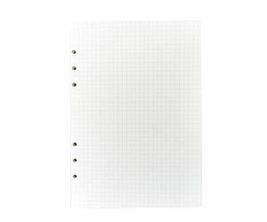 Lot de 60 feuilles de rechange lignées A5 à 6 trous, en PVC, design rechargeable, étanche et résistant à la poussière, pour étudiants, réunions