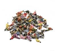 Lot de 60 figurines de passagers peintes à l'échelle 1:87 pour modèles de chemins de fer HO, figurines de personnes assises, modèles assis en plastique pour tracés de train