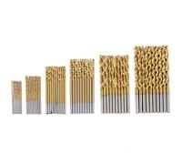 Lot de 60 forets traités thermiquement, dureté améliorée pour diverses applications