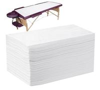 Lot de 60 housses jetables pour table de massage - Draps de protection non tissés doux pour hôtels, spas et esthéticiennes