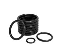Lot de 60 joints toriques NBR noirs, résistants à l'usure, pour l'étanchéité automobile et industrielle, diamètre extérieur 46-100 mm, diamètre du fil 2,4 mm,Noir,51 x 46,2 x 2,4 mm