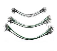 Lot de 60 lignes de pêche résistantes pour une utilisation côtière et côtière avec émerillons et hameçons B pour une fixation sûre du crochet