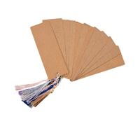 Lot de 60 marque-pages en papier avec pompons colorés faits à la main
