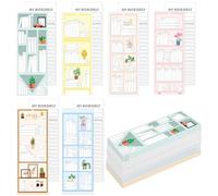 Lot de 60 marque-pages en papier double face de 6,5 x 17,8 cm pour les amateurs de livres (couleur 2)