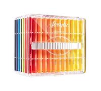 Lot de 60 marqueurs de peinture acrylique à pointe pinceau pour tissu, fournitures scolaires à séchage rapide pour artistes, adultes, étudiants, dessin, coloriage, fenêtre, bois, tissu, verre de roche