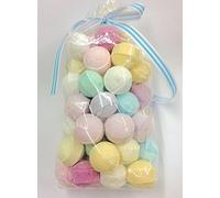Lot de 60 mini bombes de bain aux parfums assortis