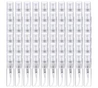 Lot de 60 mini flacons vaporisateurs en verre flacons d'échantillons de parfum rechargeables 3 ml atomiseur parfum transparent pour le voyage et le nettoyage