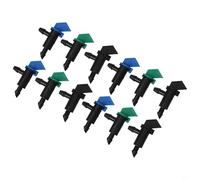Lot de 60 ou 300 émetteurs goutte à goutte pour irrigation de jardin avec design robuste et tuyaux barbelés de grand diamètre pour une utilisation efficace de l'eau dans l'irrigation des plantes (60