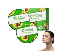 Lot de 60 paires de masques hydratants pour les yeux à l'avocat - Hydrogel - Masque hydratant pour les yeux - Réduit les rides, élimine les poches - Cernes sombres et bouffiness
