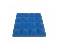 Lot de 60 panneaux acoustiques en mousse insonorisante for studio, 250 x 50 mm, for traitement d'absorption acoustique, protection des carreaux(Blue)