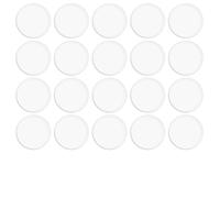 Lot de 60 pastilles adhésives double face transparentes - 25 mm - Ronds et transparents - Pas de traces - Pour supports de téléphone portable et projets de bricolage