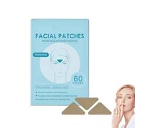 Lot de 60 patchs faciaux pour le visage, anti-rides - Avec hyaluronique - Hyaluron pour peaux normales à sèches (1 pièce)