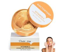 Lot de 60 patchs pour les yeux - Contre les cernes - Vitamine C - Patchs sous les yeux - Collagène - Avec vitamine C - Pour les yeux - Pour les soins des yeux - Contre les poches et les rides