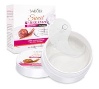 Lot de 60 patchs sous les yeux pour les cernes, coussinets en gel pour traiter les poches et les cernes, réduit les rides et ridules, améliore