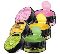 Lot de 60 patchs sous les yeux, vert + or 24 carats + rose, 30 paires de masques sous les yeux pour le traitement des cernes et des poches des yeux,