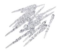 Lot de 60 pendentifs en forme de stalactites de 13 cm pour décoration de mariage, décoration de Noël, fête