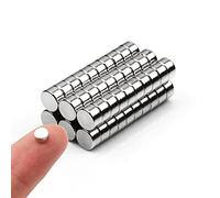 Lot de 60 petits aimants ronds pour réfrigérateur, cylindre, réfrigérateur, bureau, tableau blanc, mini miniature durable pour travaux manuels