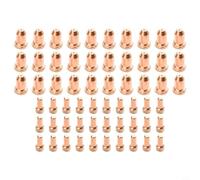 Lot de 60 pièces pour brûleur de découpe plasma pt-80, électrodes 0,2 mm et buses, IPT-80, pièce de rechange 52558 51311.12 pour coupe de métal