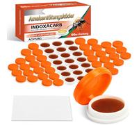 Lot de 60 pièges à fourmis orange pour la maison, la cuisine et les | Pour la maison, l'intérieur, lutte contre les fourmis, station d'appât, lot de 60