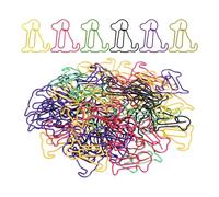 Lot de 60 pinces à papier mignonnes pour enseignants - Organiseur de documents pour chien - Pour journal, étudiant, collectionneur, auteur, scrapbooking, maison, école, bureau, étude, salle de classe