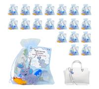 Lot de 60 porte-clés éléphant révélant le sexe | Porte-clés à thème éléphant | Cadeaux de retour avec pendentifs | 60 pièces, cadeau de fête d'anniversaire, décorations de fête